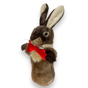 Folkmanis Puppet Stage Rabbit Plush Stuffed Animal Toy‎ Magic Show Bunny Cute